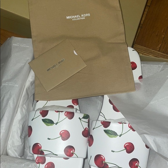 Michael Kors Collection leather slide sandal - Picture 5 of 7